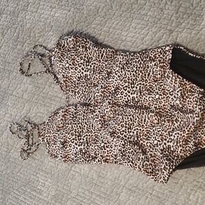 Cheetah print one piece